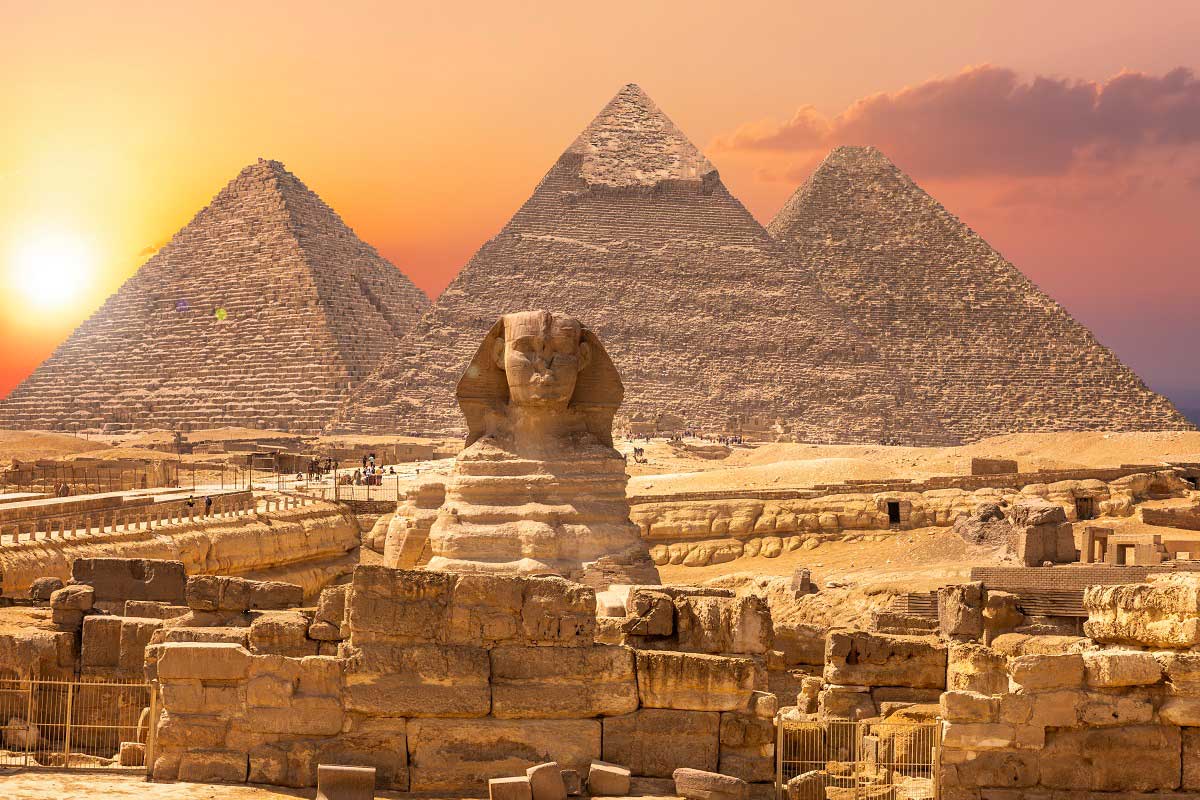 Piramidi di Giza e Sfinge
