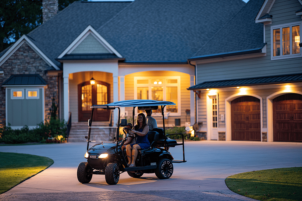 Golf car in un compound residenziale a Sharm El-Sheikh