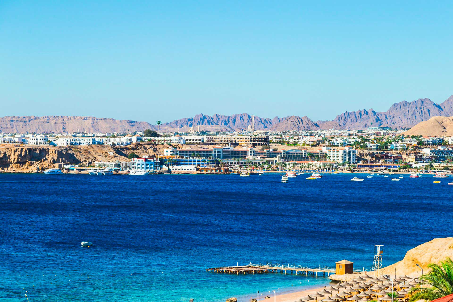 Vista panoramica di Nabq Bay