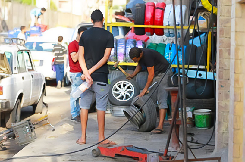 Laboratori e officine nel quartiere di ruwaisat a Sharm El Sheikh