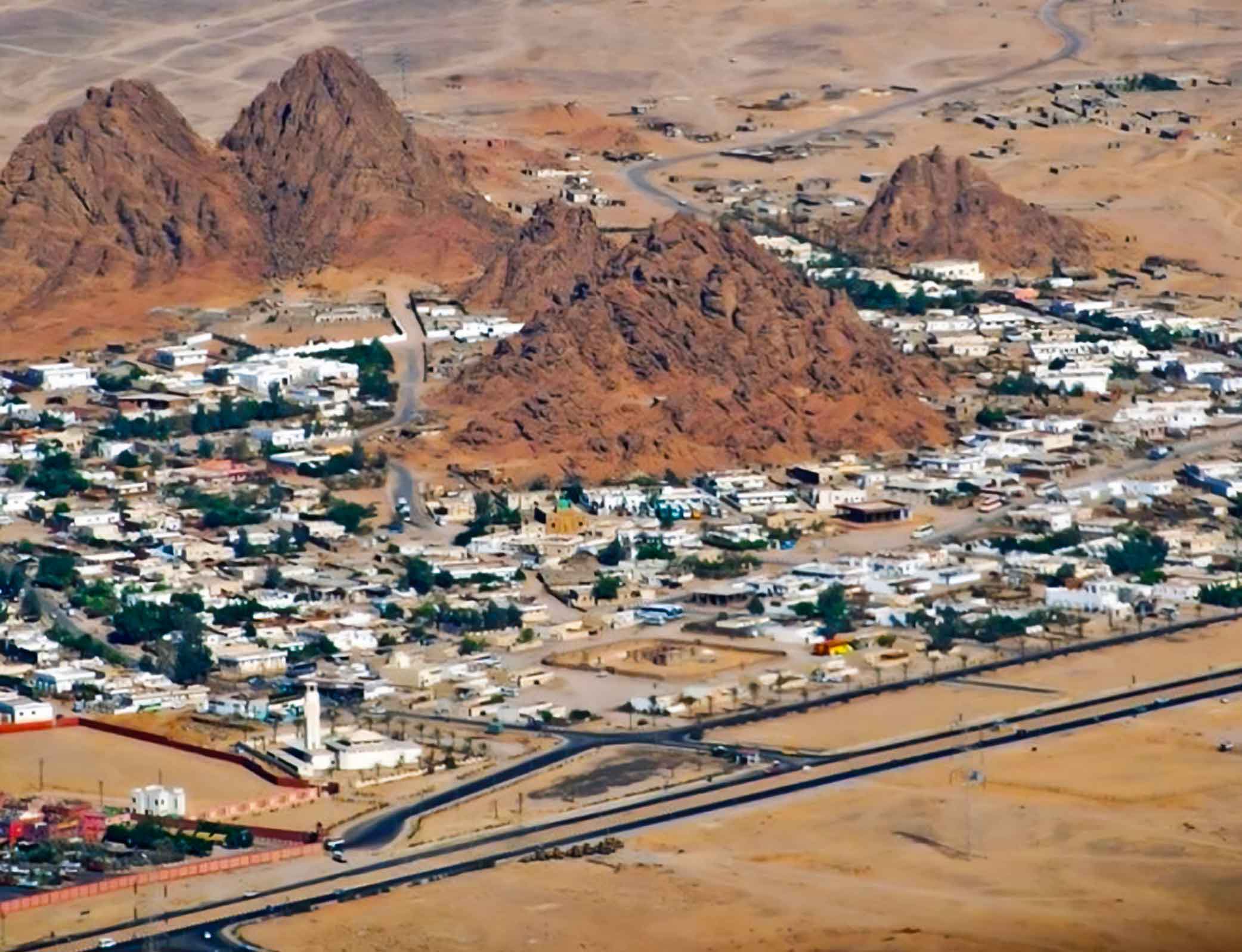 Area industriale di ruwaisat a Sharm El Sheikh, centro delle riparazioni