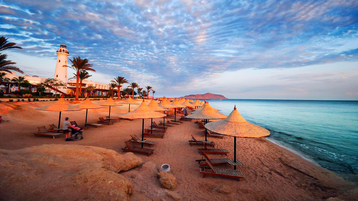 Panoramica di compound residenziali a Sharm El-Sheikh